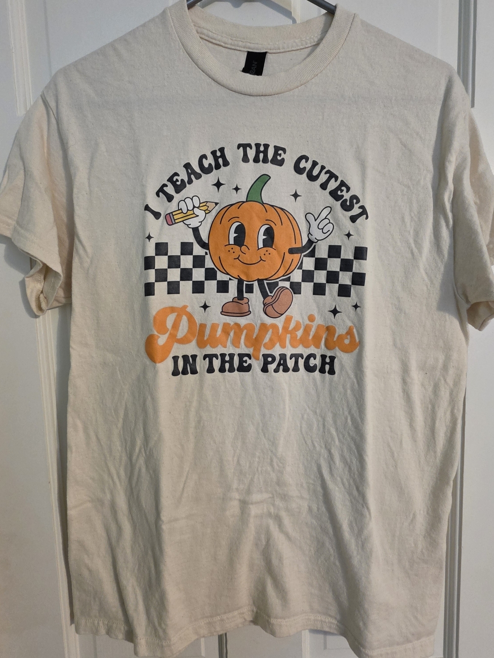 Women's Teacher Pumpkin Tee